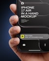 iPhone 17 Air Space Black in a Hand Mockup