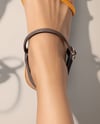 Strappy Sandals on Women's Legs Mockup