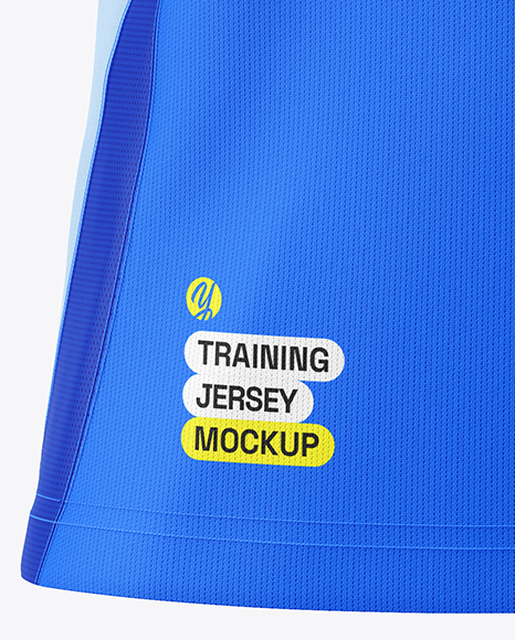 Training Short Sleeve Jersey Mockup - Front View
