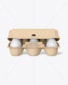 Opened Egg Carton Packaging Mockup