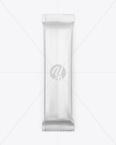 Matte Metallic Stick Sachet Mockup