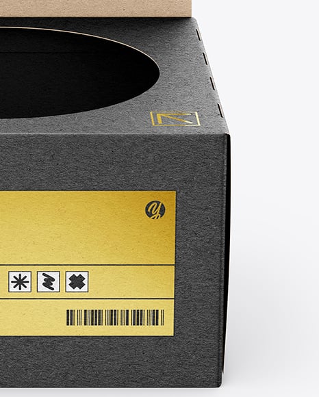 Kraft Paper Box Mockup