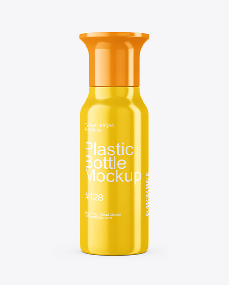 Glossy Cosmetic Bottle Mockup
