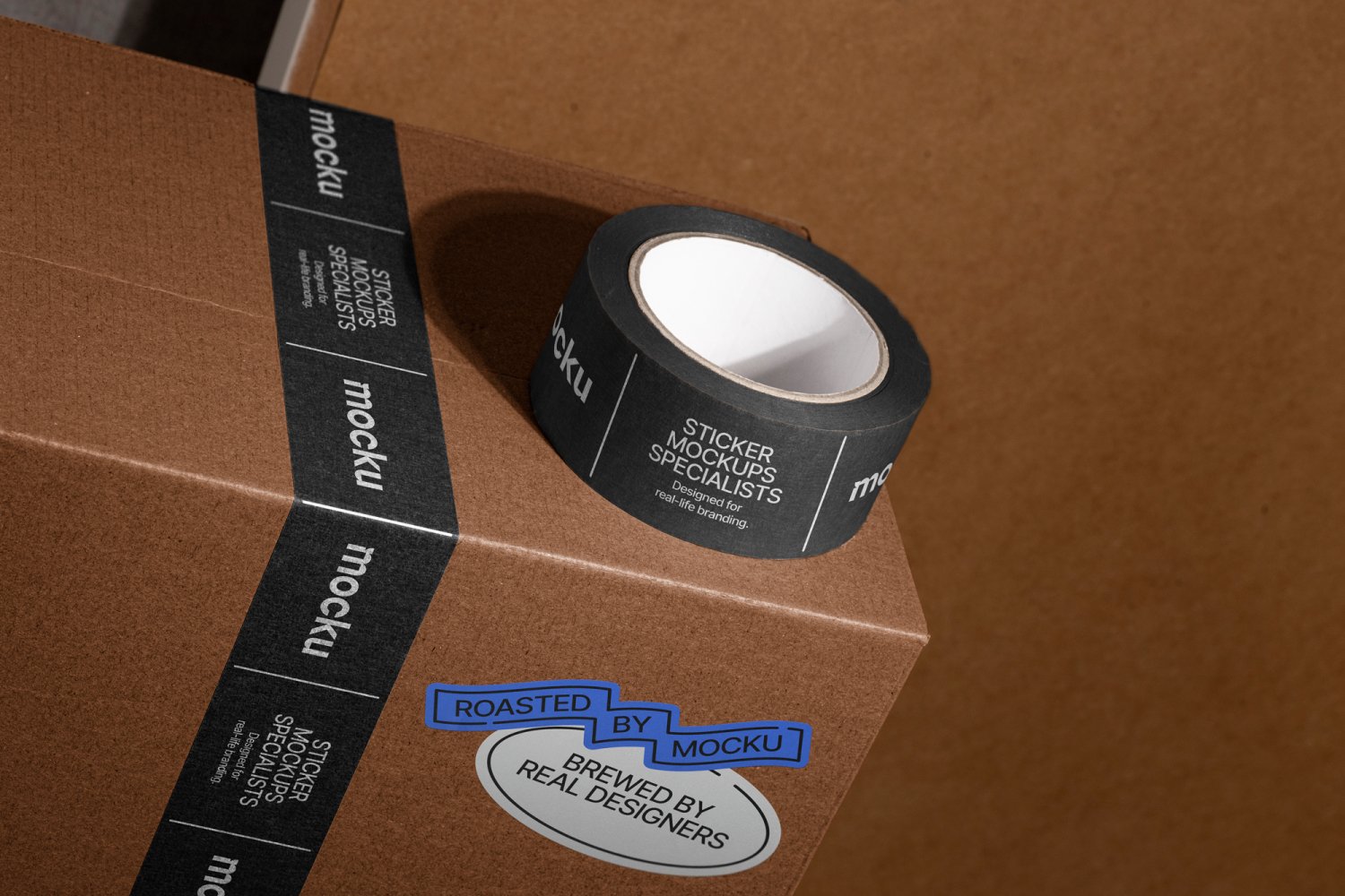 Aesthetic Sticker Mockup Bundle