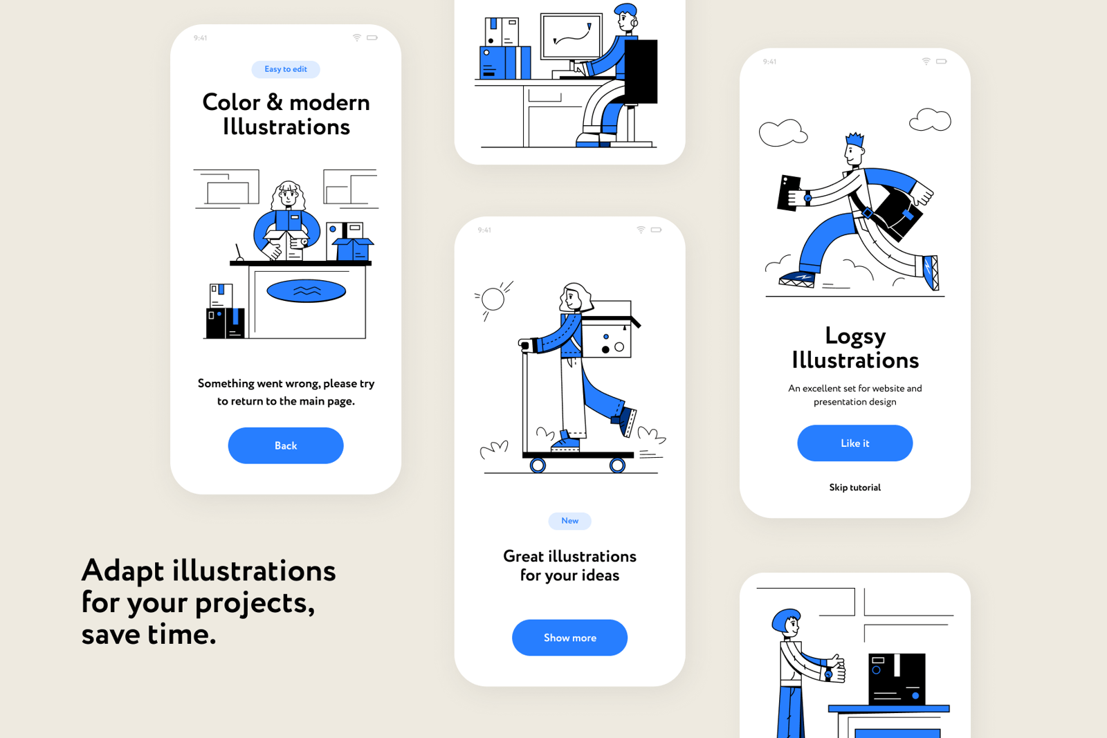 Logsy Delivery Illustrations