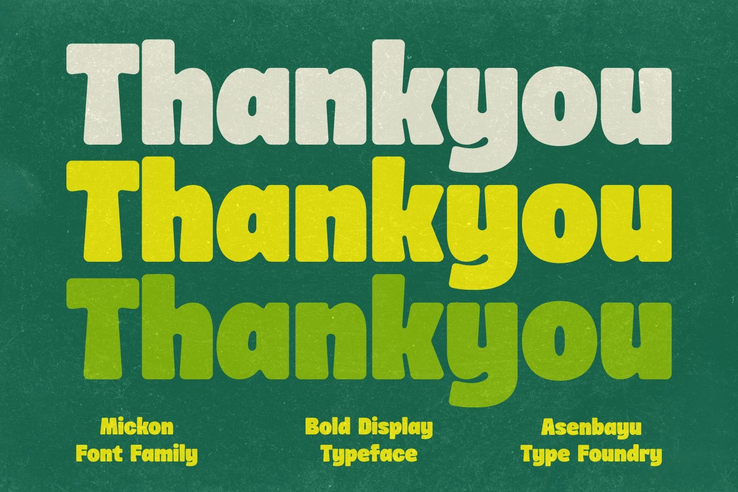 Mickon - Bold Display Font