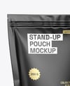 Matte Stand-up Pouch Mockup