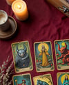 Eight Cards on a Table Mockup