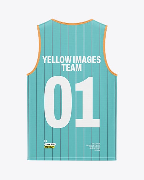 Tank Top Mockup - Back View