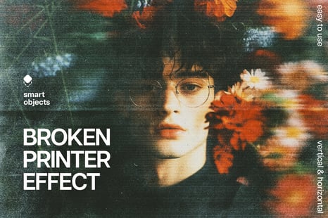 Broken Printer Effect - Creative Store