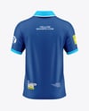 Men's Polo Shirt Mockup - Back View