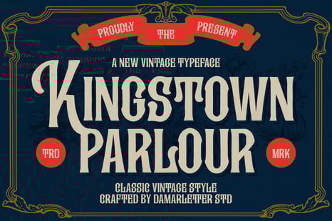 Kingstown parlour font - Fonts