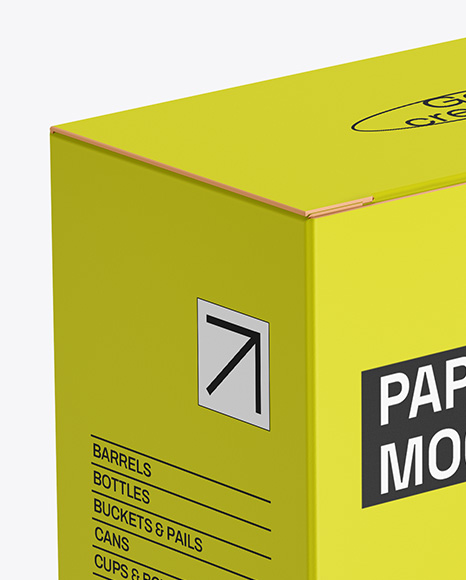 Paper Box Mockup