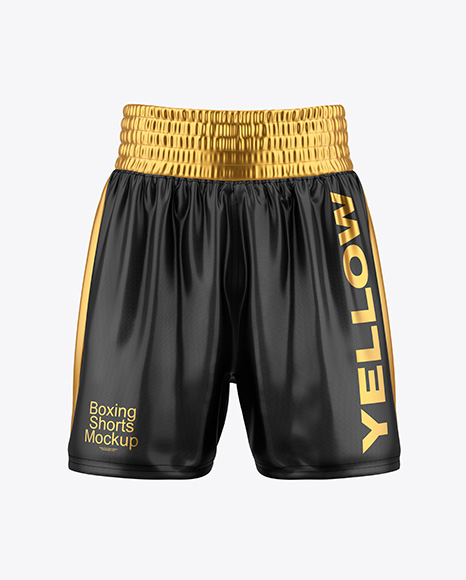 Boxing Shorts Mockup - Front View