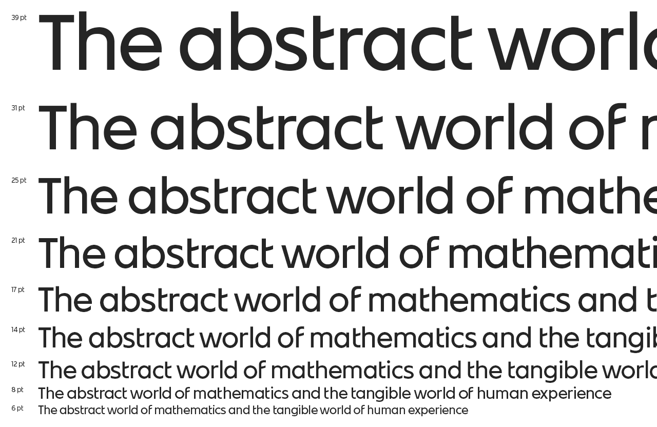 UT Kamoi Sans - A Geometric Sans Serif