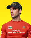 Man Wearing Racing Kit Mockup