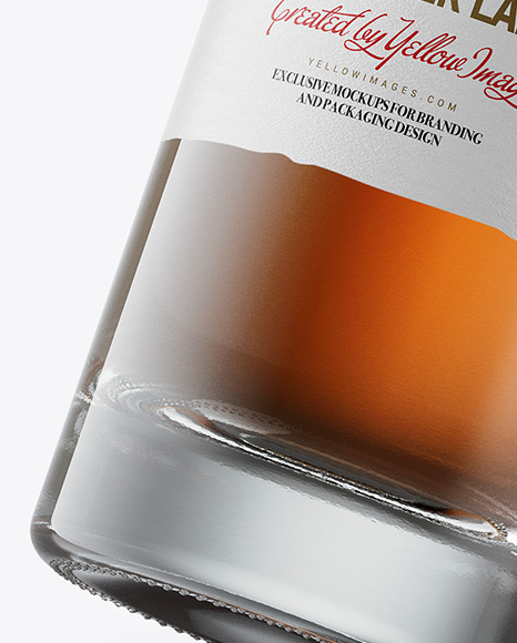 Tall Whiskey Bottle Mockup