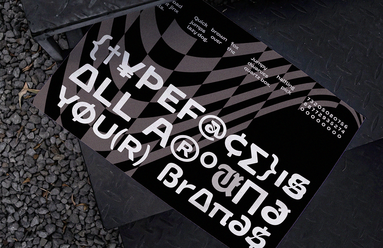 UT Gafigs - An Experimental Sans Serif