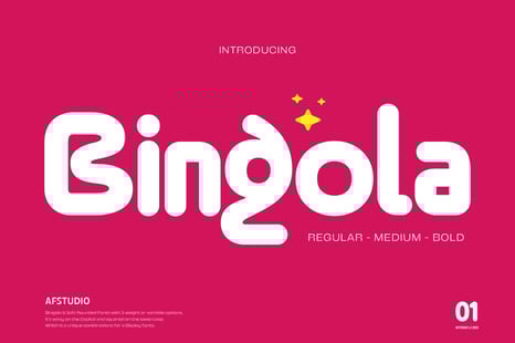 Bingola - Fonts
