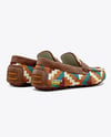 Pair of Suede Moccasins Mockup