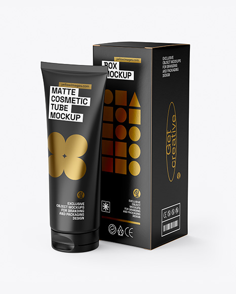 Cosmetic Tube with Box Mockup - Rectangular+Box+Mockup+on+Behance+|+Box+mockup,+Mockup+...