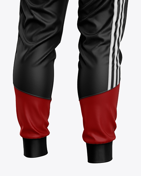Men’s Pants Mockup - Back Half Side View