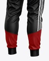 Men’s Pants Mockup - Back Half Side View