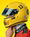 Man Wearing Racing Kit Mockup