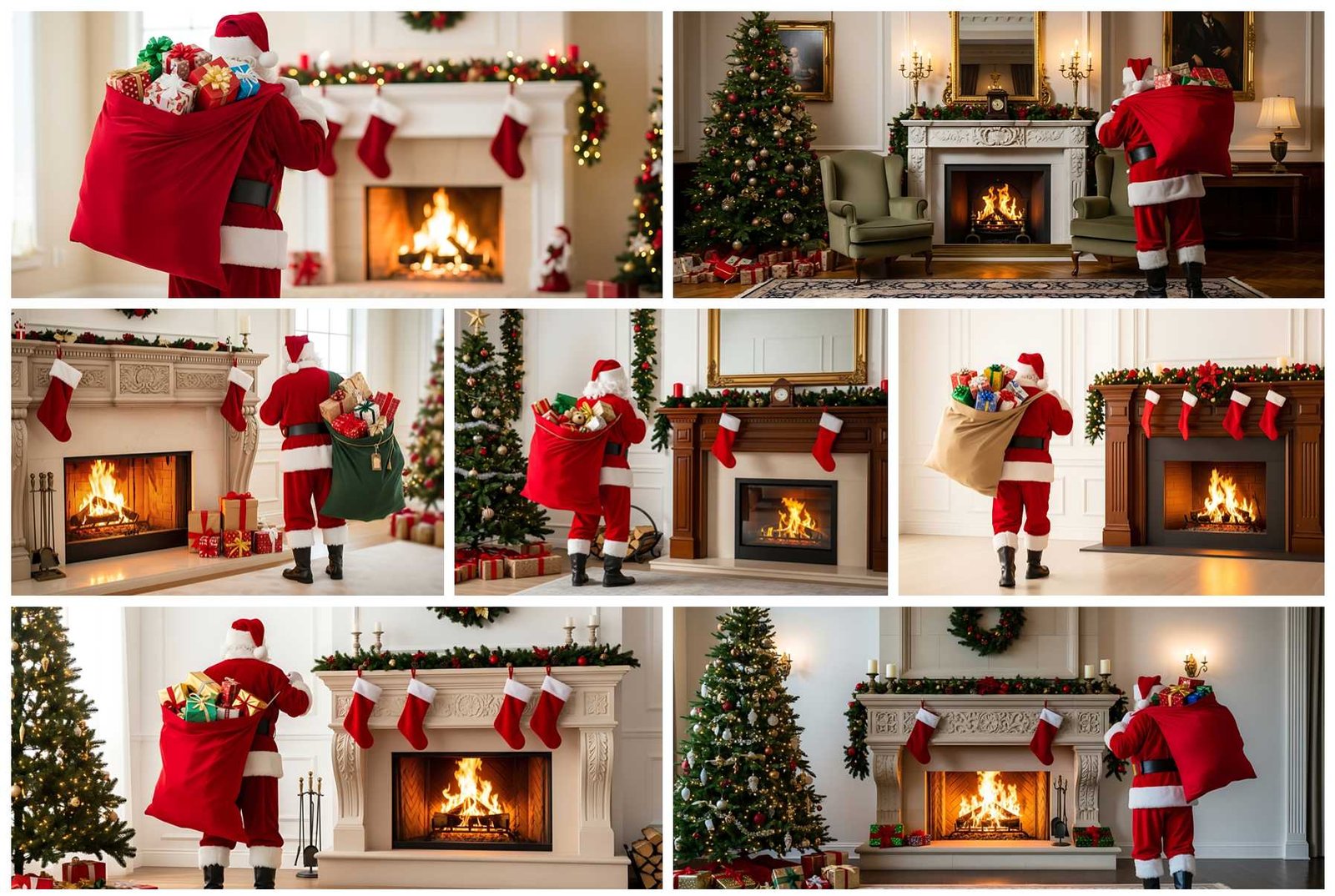 79 Santa Claus Stock Photos – Festive Christmas Holiday Pack