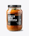 Glass Jar with Tomato Chutney Mockup
