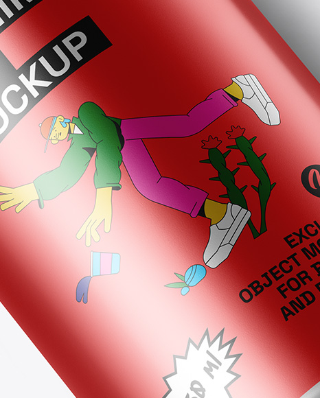 Aluminium Drink Can Mockup