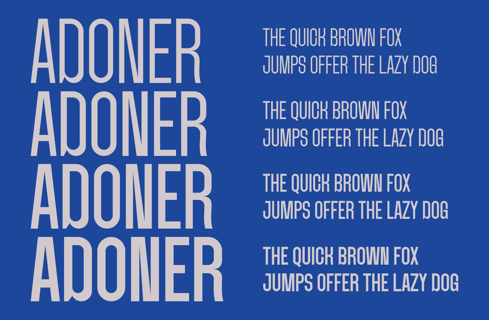 Adoner Font