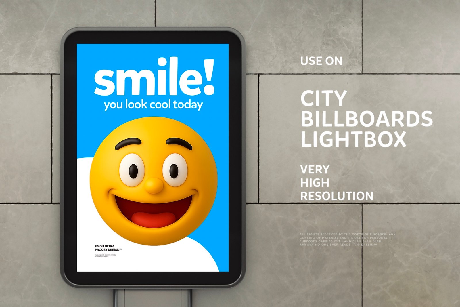 Emoji Funny Pack: Geometric 3D Icons PNG (vol.1)