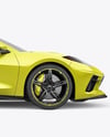 Sport Car Mockup - Side View
