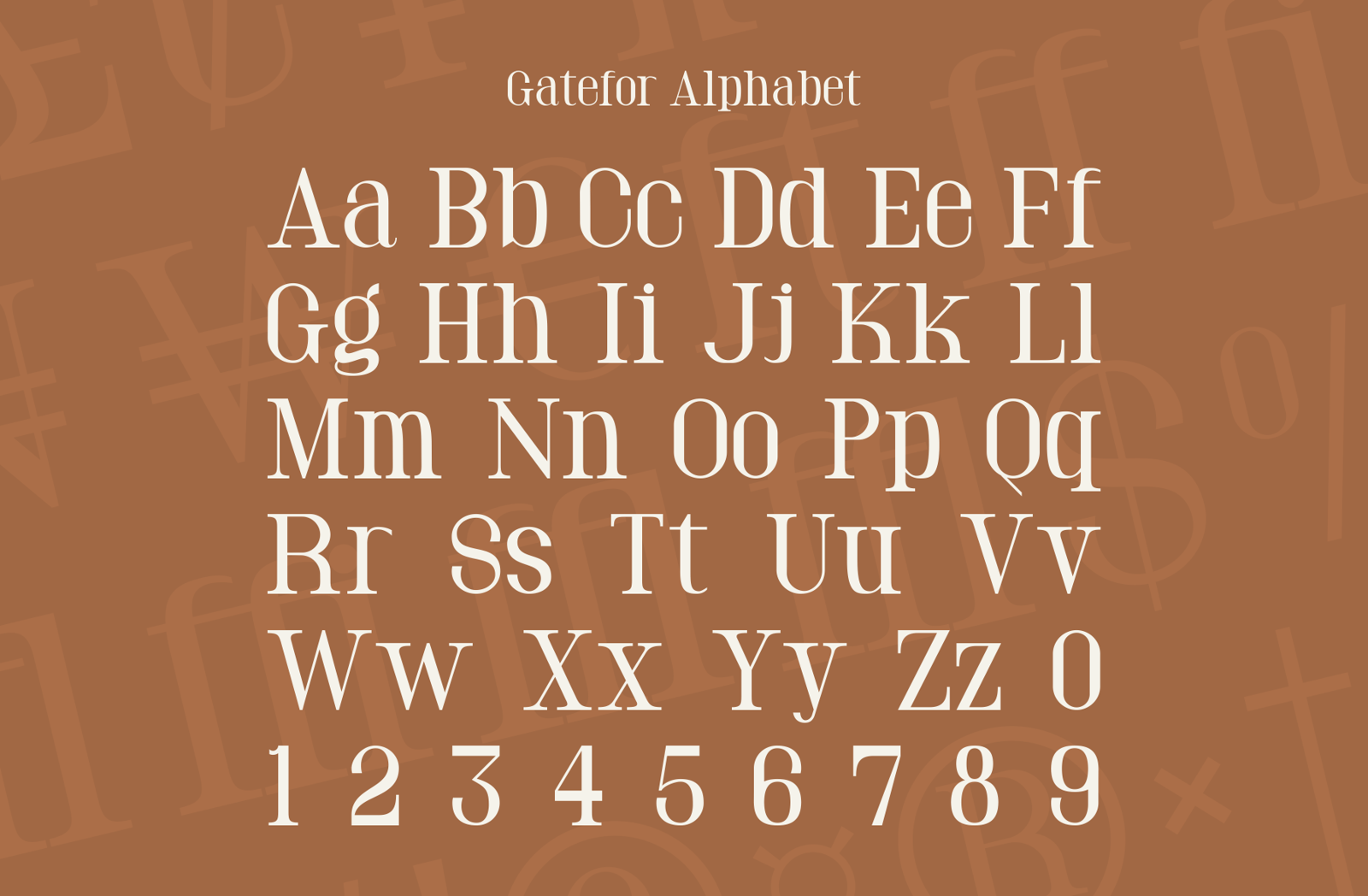 Gatefor - Elegant Serif Font
