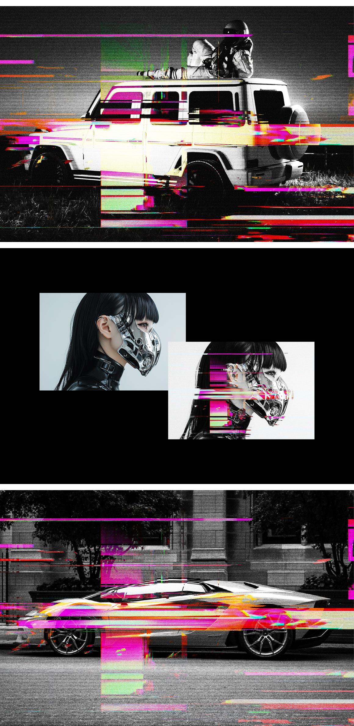 Glitch Template Effect