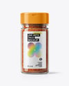 Glass Jar with Taco Seasoning Mockup