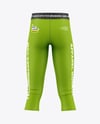 3/4 Men's Leggings Mockup