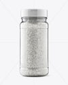 Jar with Coarse Sea Salt Mockup