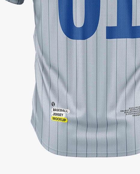 Baseball Jersey Mockup - Back View