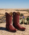 Pair of Women's Cowboy Boots Mockup