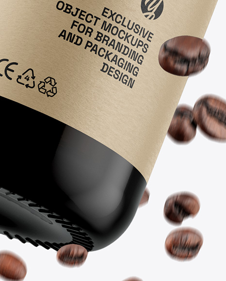 Cold Brew Coffee Bottle Mockup