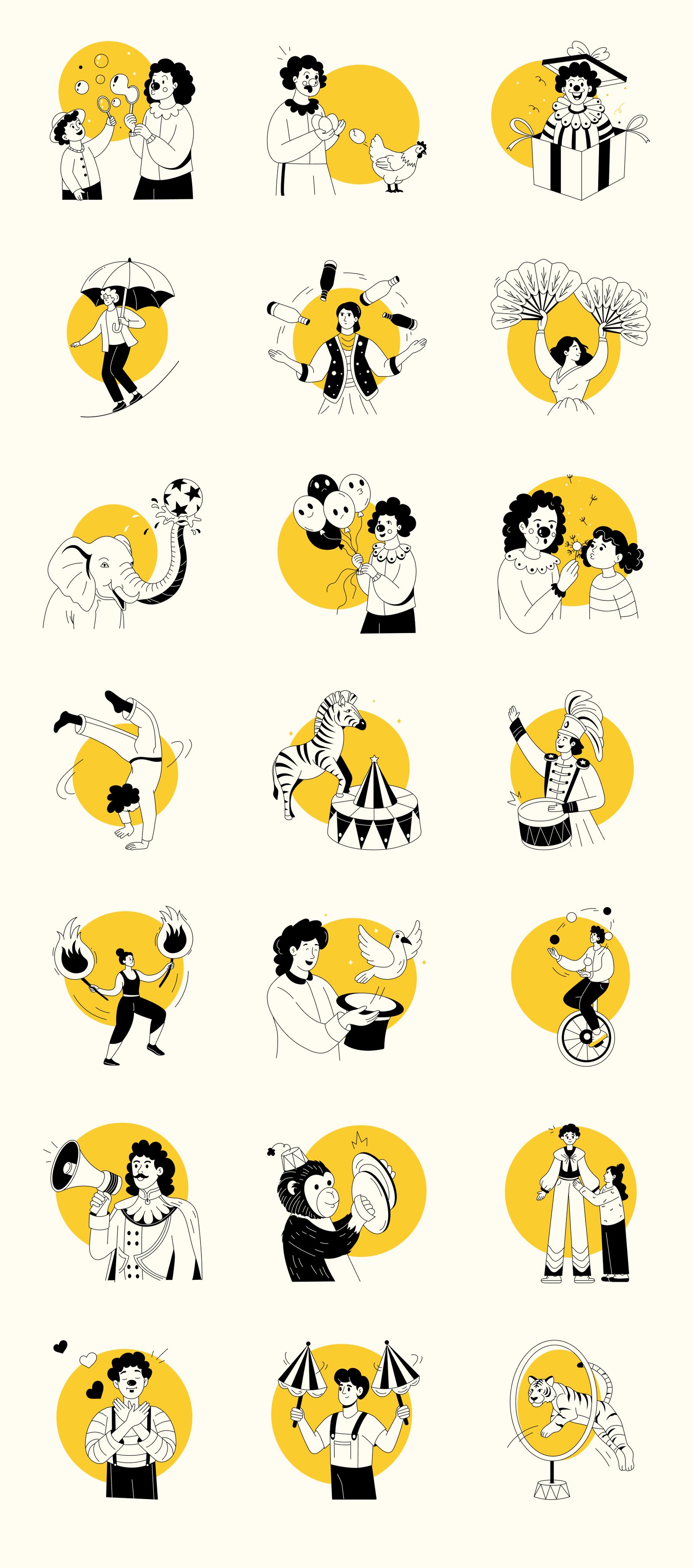 Circus Drawing Art Set