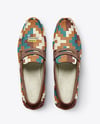 Pair of Suede Moccasins Mockup