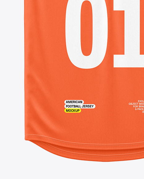 American Football Jersey Mockup - Front View