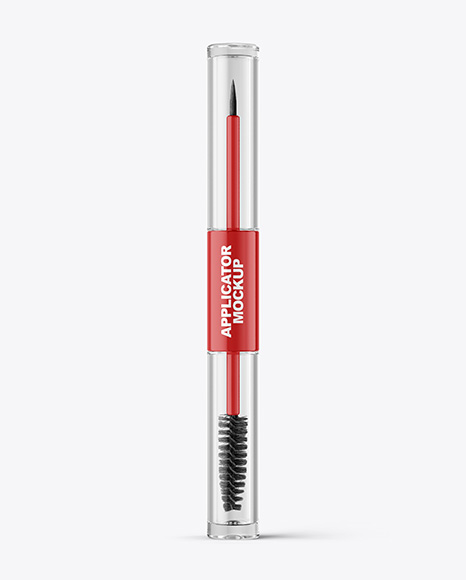Glossy Hairoil Applicator Tube Mockup - Object mockup