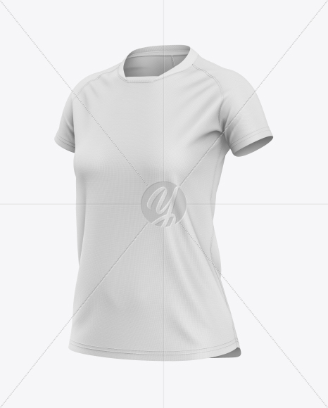 Women's Jersey Mockup - Half Side View