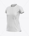Women's Jersey Mockup - Half Side View