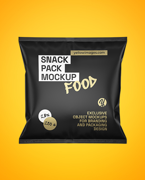 Matte Snack Pack Mockup