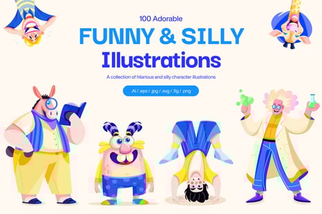 Circus Performer Illustrations - Graphics